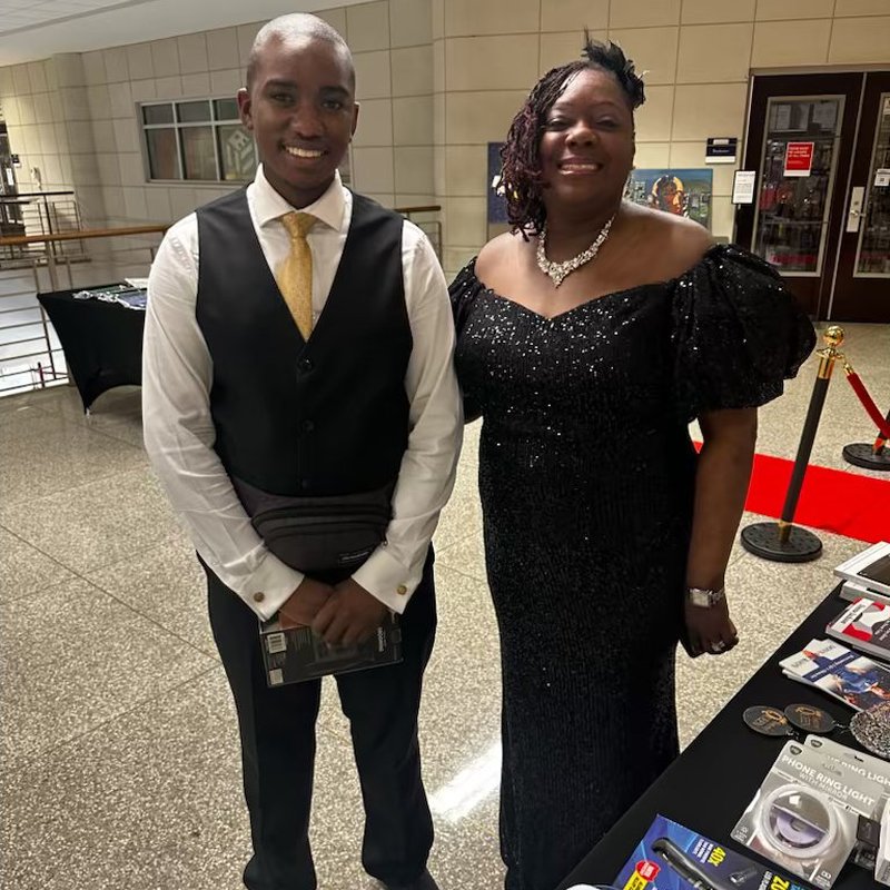 Guests dressed for the gala
