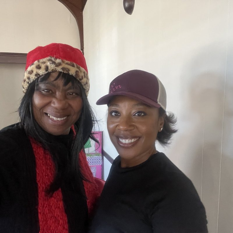 Volunteers at the toy drive